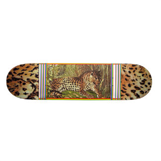 leopard sk.1 mini skateboard bräda 18,7 cm