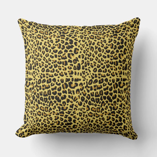 Leopard Skin A & B Bildalternativ Kuddar (Framsida)