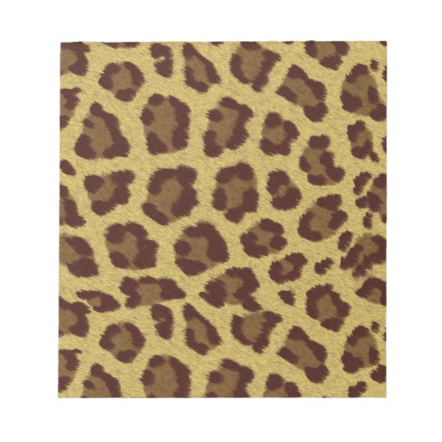 Leopard Skin Anteckningsblock (Framsida)