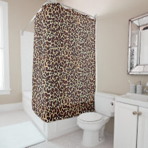 Leopard Skin Brown Cream Mönster -