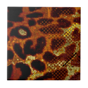 Leopard skin kakelplatta