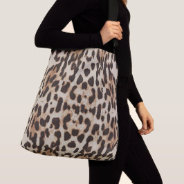 Leopard Skin Kor-Body Big Bag Axelväska