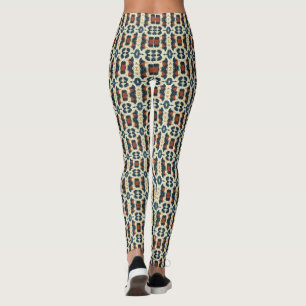 Leopard skin mönster leggings