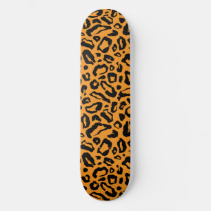 Leopard skin mönster mini skateboard bräda 18,5 cm