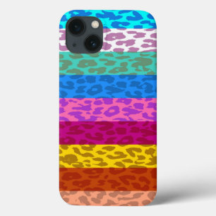 Leopard Skin Multifärgad Rand Mönster 2