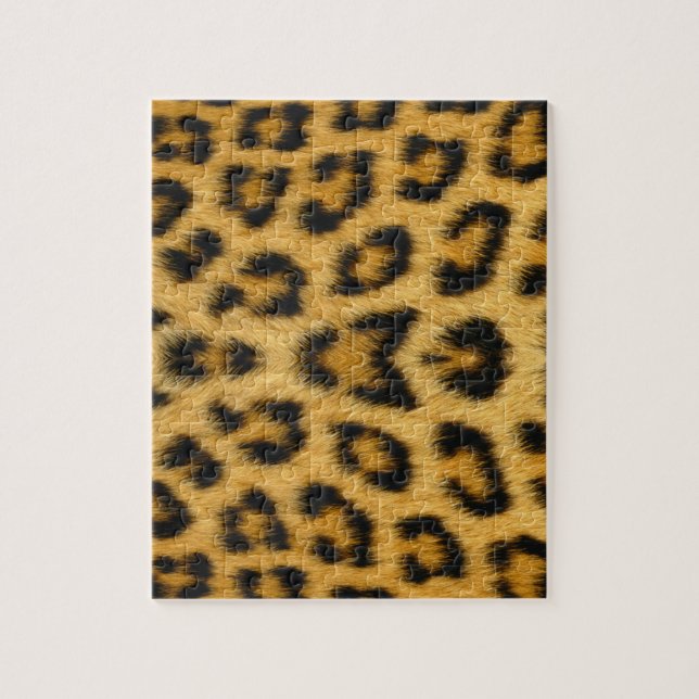 Leopard Skin, Päls, hårtryck Pussel (Vertikal)
