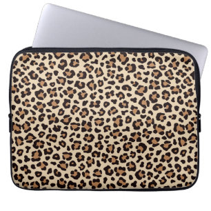 Leopard Skin Päls Mönster Laptop Fodral