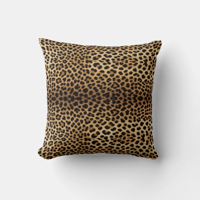 Leopard Skin Pattern Kudde (Framsida)