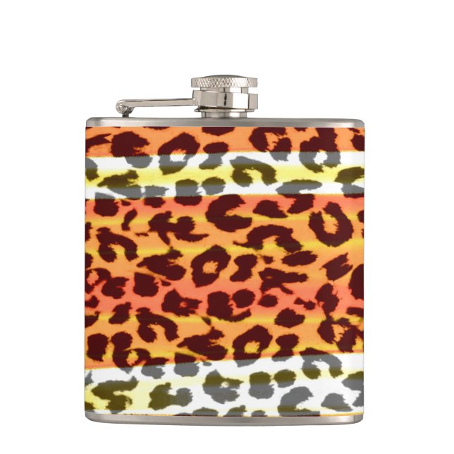 Leopard Skin Retro Mönster 11 Fickplunta (Framsidan)