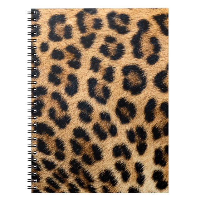 Leopard skin struktur anteckningsbok (Framsidan)