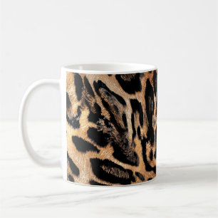 Leopard skin struktur kaffemugg