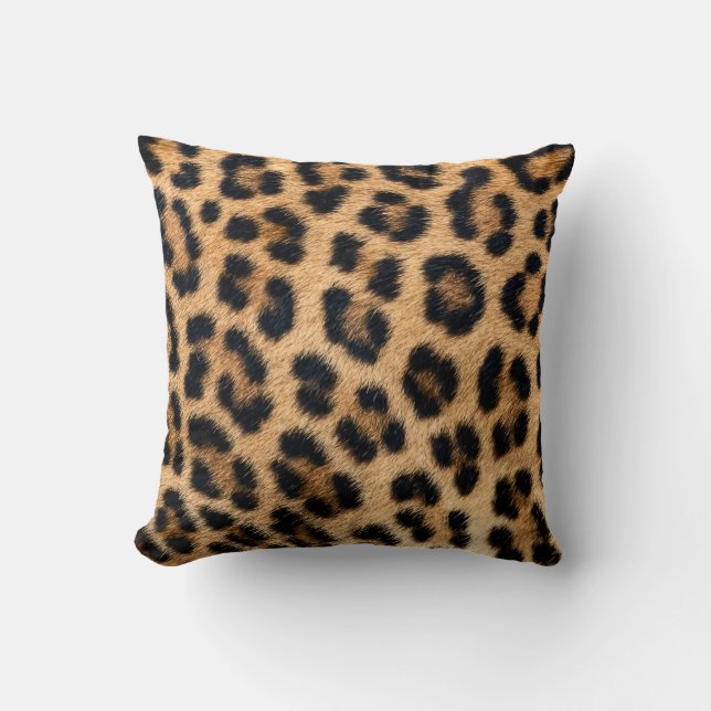 Leopard skin struktur kudde (Framsida)