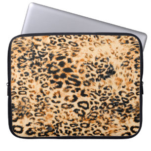 Leopard skin struktur, leopard mönster laptop fodral