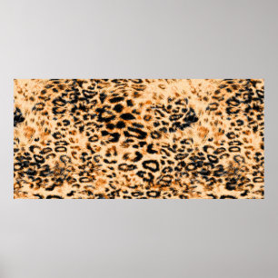 Leopard skin struktur, leopard mönster poster