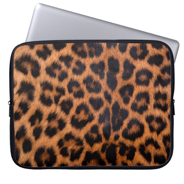 Leopard skin struktur : Leopard spot patte Laptop Fodral (Framsidan)
