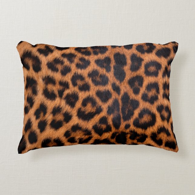 Leopard skin struktur : Leopard spot patte Prydnadskudde (Framsidan)