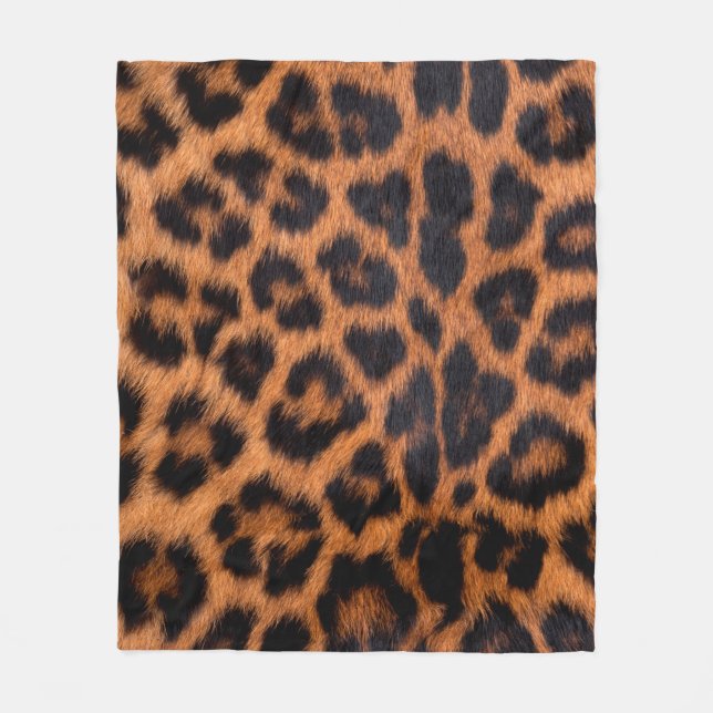 Leopard skin struktur : Uppehåll leopardprick Fleecefilt (Framsidan)