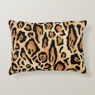 Leopard Skin: Timless Seamless Mönster Prydnadskudde