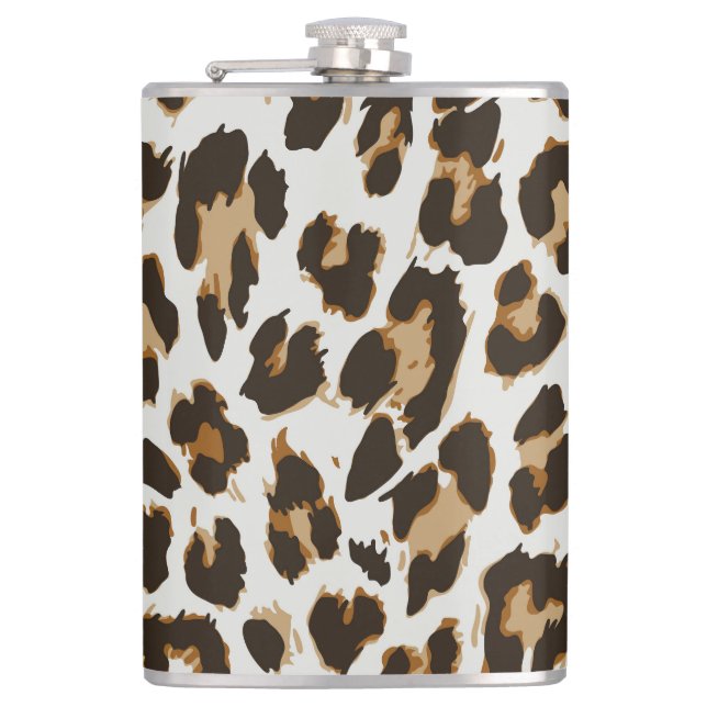 Leopard Skin: Vintage Seamless Struktur Fickplunta (Framsidan)