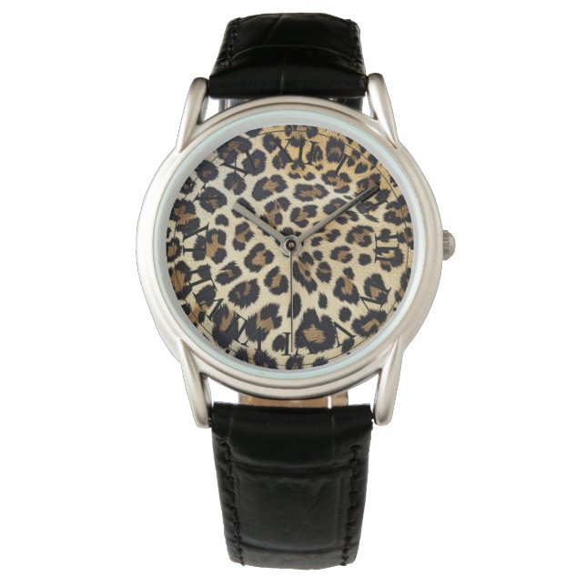 Leopard Skin Watch Armbandsur (Framsida)