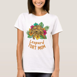 Leopard Sköldpadda Mamma Sköldpaddsgåva till henne T Shirt