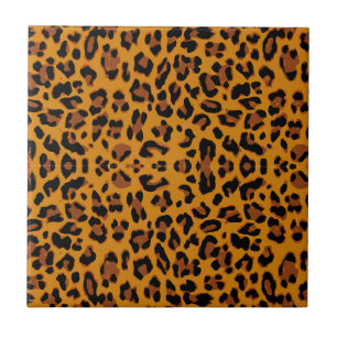 Leopard Skriv ut Kakelplatta
