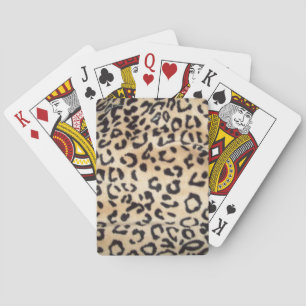 Leopard Skriv ut klassiska uppspelningskort Kortlek