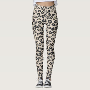 Leopard Skriv ut kvinnans lag Leggings