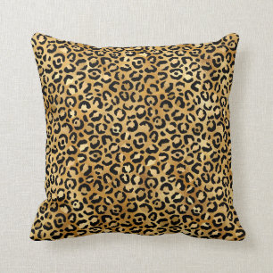 Leopard Skriv ut Mönster Kudde
