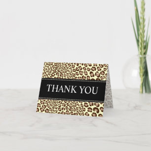 Leopard Skriv ut/natura/Tack-kort Tack Kort