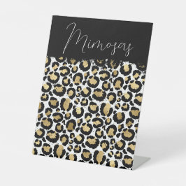 Leopard Skriv ut Party Bord översta tecken