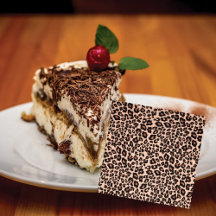 Leopard Skriv ut Party Pappra bordsbladet för midd