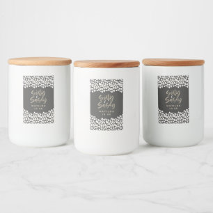 Leopard skriver sextio år och sassy 60 år mat etikett