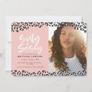 Leopard skriver sextio och sassy 60-årsfoto