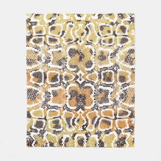 Leopard Snake Animal Print Struktur Fleecefilt