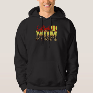 Leopard Softball Mamma Game Day Mor's Day 2022 Hoodie