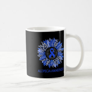 Leopard Solros Alopecia Awareness Blue Ribbon S Kaffemugg