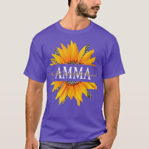Leopard Solros Amma tacksamt tacksamt välsignat G T Shirt