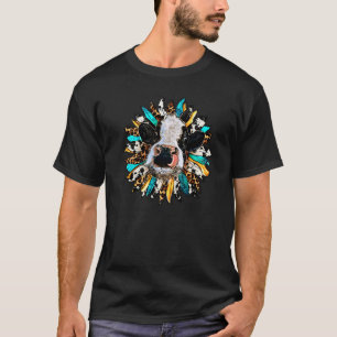 Leopard Solros Baby Cow Heifer Westernare Land T Shirt