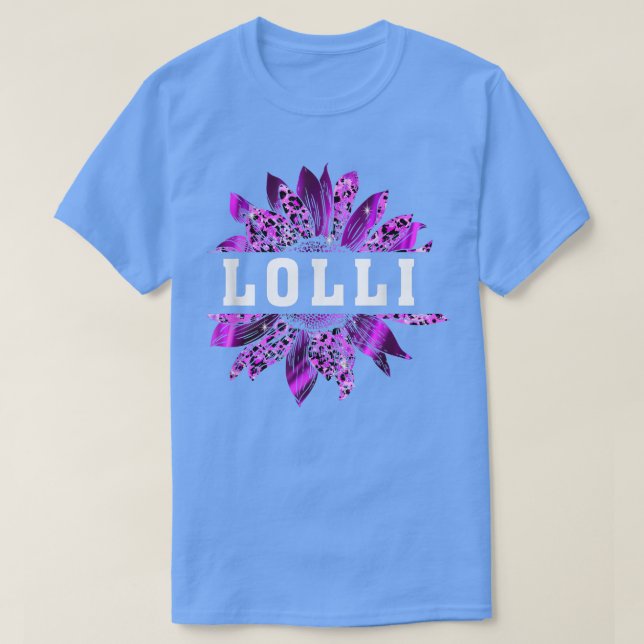 Leopard Solros befordrad till Lolli Gravid Anno T Shirt (Design framsida)