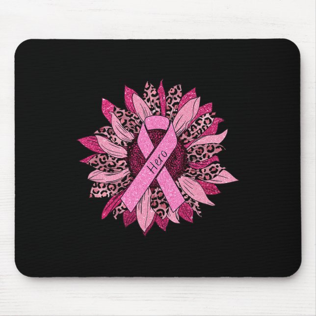 Leopard Solros Cheetah Breast Cancer Awareness Musmatta (Framsidan)