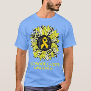 Leopard Solros Childnature Cancer Awareness Yello T Shirt