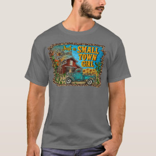 Leopard Solros Lastbil Bara Small Town Girl Weste T Shirt