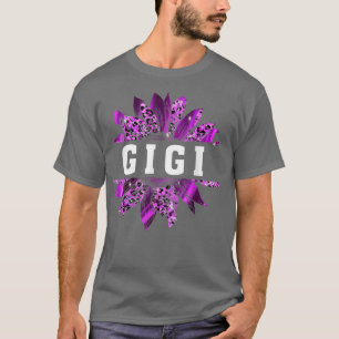 Leopard Solros marknadsförs till Gigi Gravid Annou T Shirt