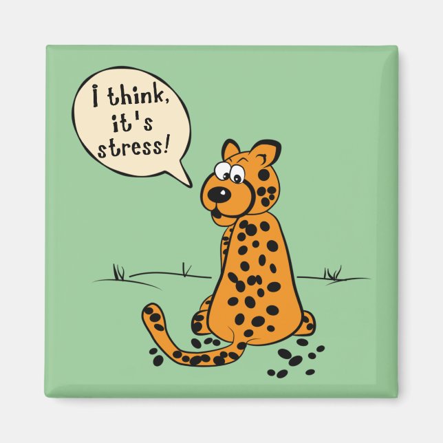 Leopard som tappar fläckar - jag tror att det är s magnet (Framsidan)