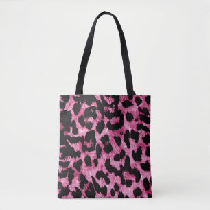 Leopard, sömlös mönster tygkasse