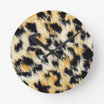 Leopard Spoted Small Wall Clock