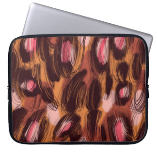 Leopard Spots African Animal Mönster Laptop Fodral