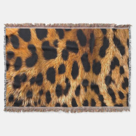 Leopard Spots Black Brown Vild Animal Fine Art Filt