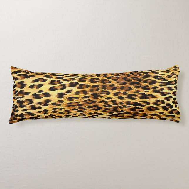 Leopard Spots Camouflage Mönster Painting Kroppskudde (Framsidan)